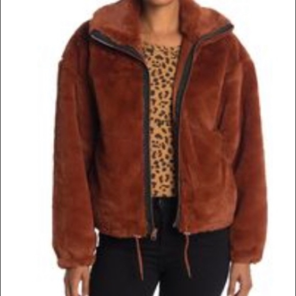 Lucky Brand faux fur jacket